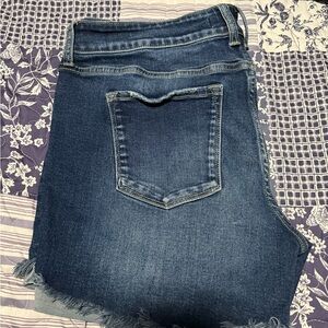 KanCan Dark Blue Jean Shorts